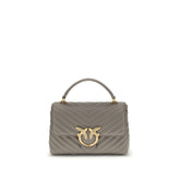 PINKO Gray Calf Leather Bos Taurus Wallet